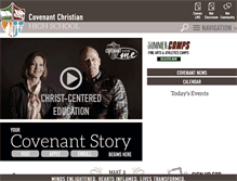 Tablet Screenshot of covenantchristian.org